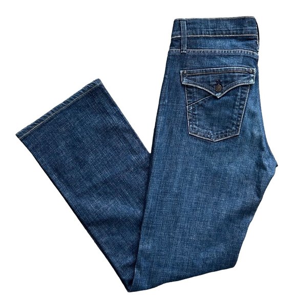 James Jeans Denim - James Jeans Hector Neo Tulsa Mid Rise Dry Aged Denim Blue Jeans Size 29